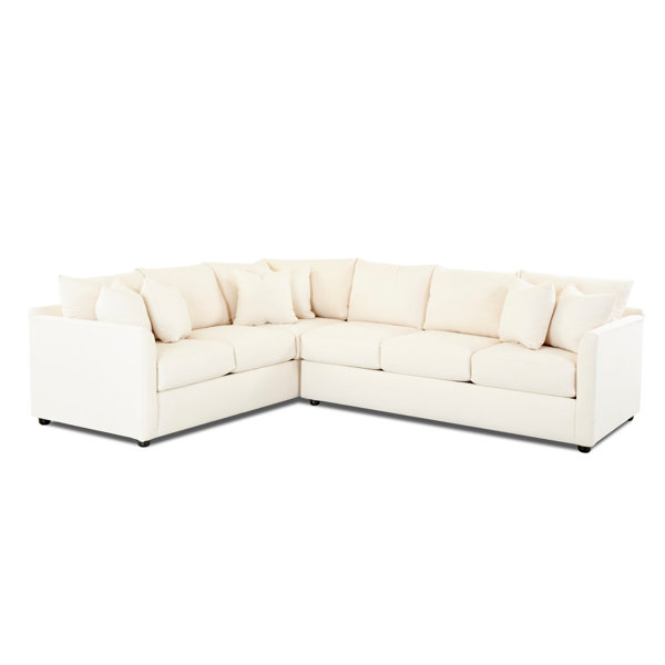 Wayfair Custom Upholstery™ 121" Wide Corner Sectional & Reviews Wayfair